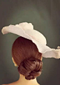 新娘造型 新娘发型 盘发 韩式 唯美 仙子 复古 帽子