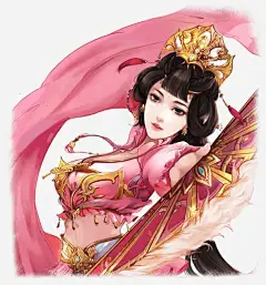 手绘古风古装女子高清素材 古装 古风 女子 免抠png 设计图片 免费下载