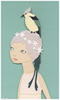 Meghan趣味剪纸插画欣赏   - 爱图小站oi22.com