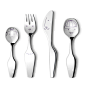 丹麦Georg Jensen Twist Family 儿童餐具 四件组 礼盒 儿童礼物 原创 设计 新款 2013 正品 代购
