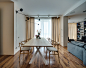 Equilibrium Apartment : Light, spacious, and warm is what realized project came to be. The project was completed carefully following all our plans and renders, as а result it was done well with a high degree of quality.