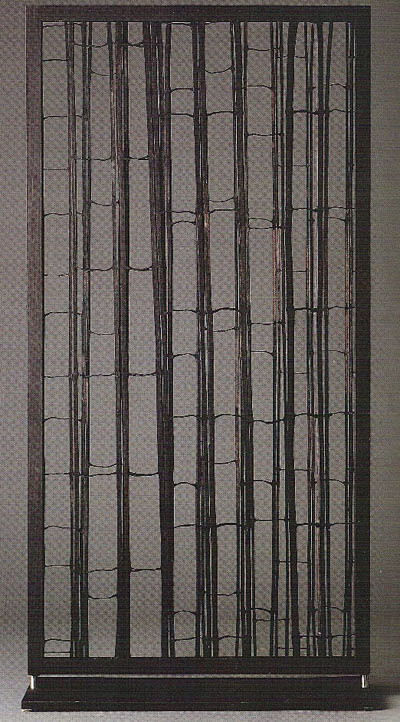 竹屏风 - 空间竹线的设计源于设计师旨在...