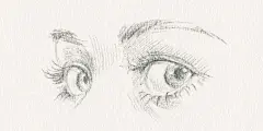 眼部训练：眼神与情绪，发掘线条之下的情绪变化，描绘人物内心的感受。via：@画画的春哥 #春哥的绘画课室##绘画##头像# ​​​​