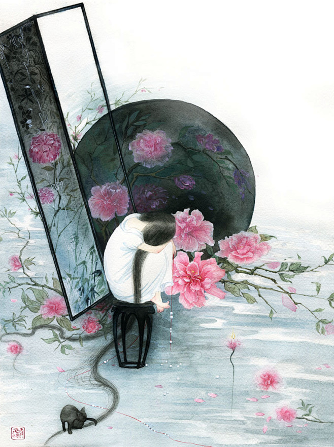 一种相思愁 成一笔闲秋
借那静竹幽 休让...