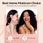6Pcs Non-Acetone Nail Bond with Nail Glue Remover Kit