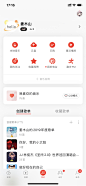 网易云音乐 APP UI 个人中心 我的 会员中心 icon 歌单 卡片