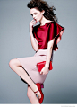 已  Lisa Cant Models Red Hot Looks for Elle Germany - 时尚摄影 - 妮兔视觉摄影网