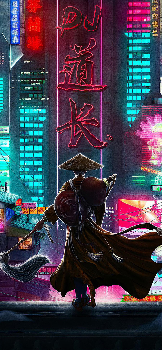精选，赛博朋克壁纸图。（每日更新）_看图...