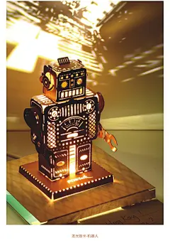 【香港】 POSTalk 立体贺卡_香港 POSTalk 带灯立体贺卡-机器人_小邻居网