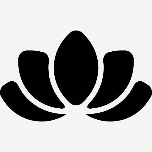 美丽的莲花图标