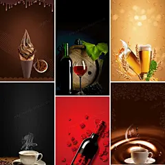 菜单背景菜谱素材PS模板美食海报冰淇淋背景图