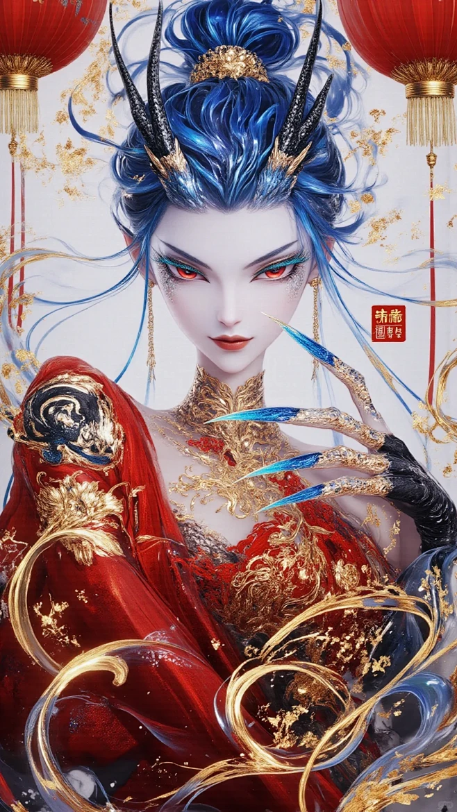 今日高清壁纸｜ 哪吒2西海龙王敖闰（3） - 小红书-花瓣网
