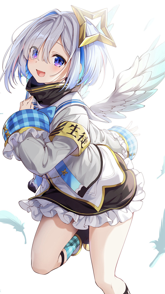 动漫美女同人插画手机壁纸