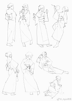 长灯丶采集到速写