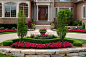 Flower+Bed+Layouts | Circular Driveway Design by Paul Marcial Landscapes | Flickr - Photo ...