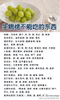 生病不能吃的东西