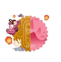中秋月饼   - 源文件下载【酷图网】中秋月饼,五仁,月饼,中秋,中式,饼,茶点,小食,美食,传统,甜点美食,兔子,小图标,