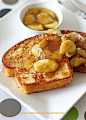 Brioche French Toast with Maple-Banana Sauce