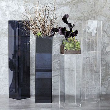 Tall clear acrylic w...