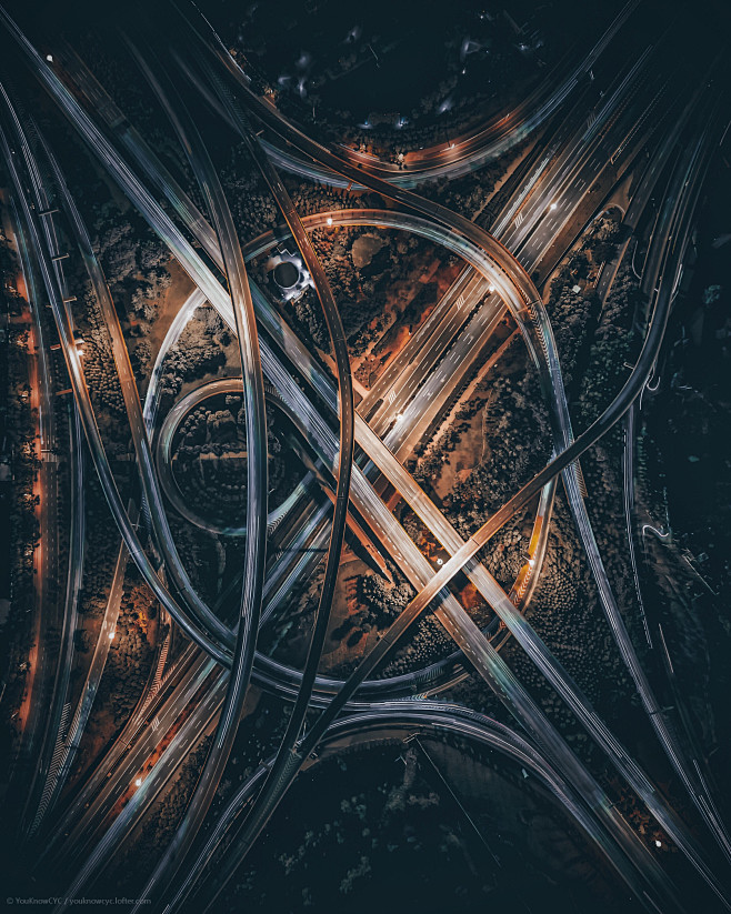 mindgames公路俯视图公路纵横交错