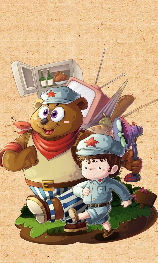 萌娃Q版漫画图片