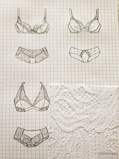 用户6046862592采集到内衣手绘