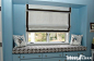 现代风格建筑蓝色阳台小户型飘窗装修效果图—土拨鼠装饰设计门户