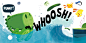 Duck, Duck, Dinosaur : Three eggs in a nest begin to wiggle and wobble, until CRACK! CRACK! CRACK! It’s a duck . . . duck . . . DINOSAUR! Meet Feather, Flap, and Spike. They’re three unlikely siblings who each want to stand out. But together, they make th