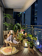 设计师的家｜初夏夜晚来我家阳台坐一坐吧
