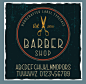 美式复古英伦BarberShop发型设计美发油头LOGO标志店标矢量VI素材-淘宝网