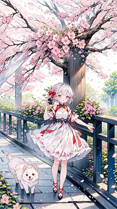 动漫美女，都市小说，人物设计，插画设计，梦幻，温馨治愈