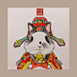 10月发货｜财神图宠物年画春节装饰画兔子猫狗宠物画像来图定制-淘宝网
