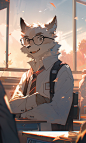 Furry_student_zxs_你在夸我帅？