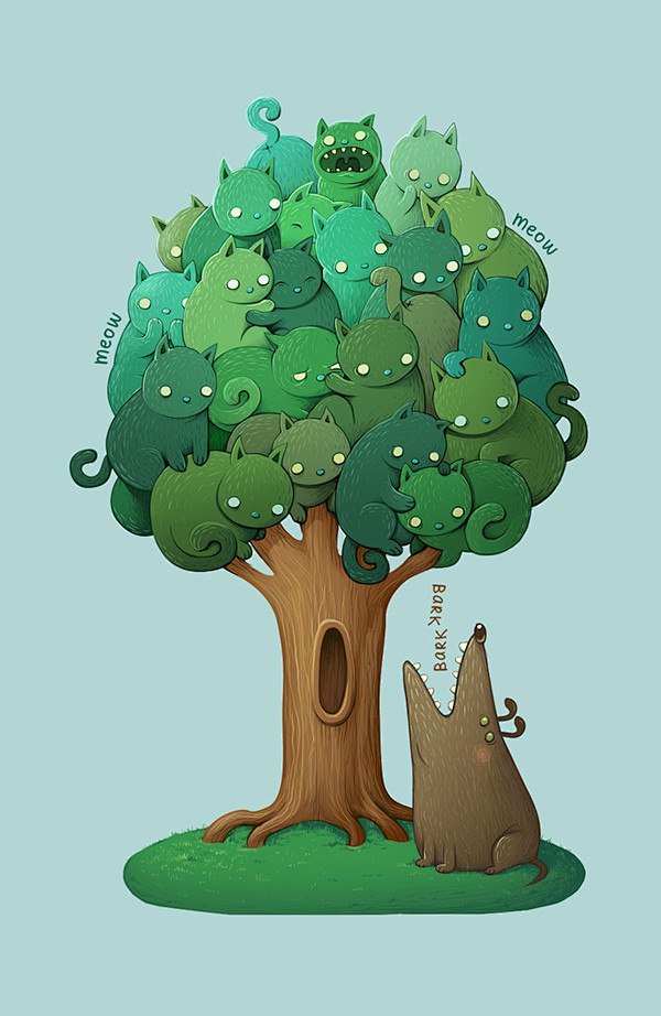 Cat Tree : T-shirt d...