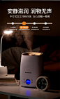 志高加湿器家用静音小型大喷雾容量空调卧室内孕妇婴儿空气香薰机-tmall.com天猫