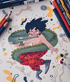 Jeremy_Liu在路上采集到插画-手绘