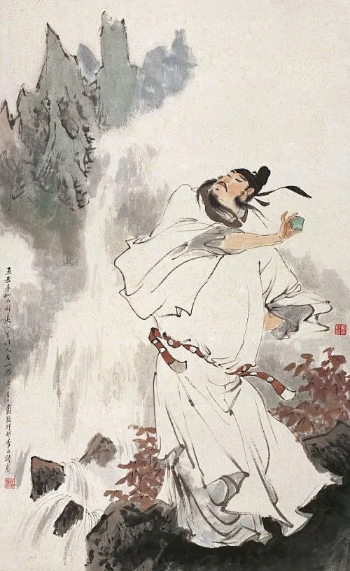 戴敦邦写意人物画欣赏_水墨国风_新浪轻博客_Qing-花瓣网