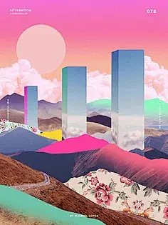 创意海报设计-黄色暴牙小方块收藏了225张海报设计高清图片-大作