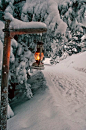 Snow Lantern, The Alps, Switzerland: 
