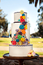 婚礼灵感-艳丽的色彩、和各种漂亮色彩的糖果