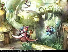 儿童插画- [完]很棒的韩国水彩画~(新增 日本水彩) 插画中国 中国插画论坛-职业插画师社区 电脑绘画，游戏原画，连环漫画论坛