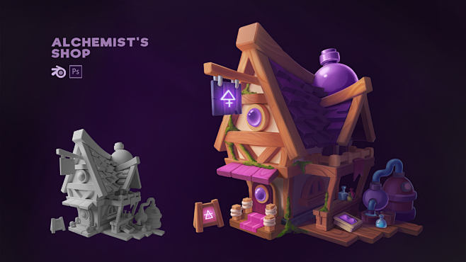 3D blender 2D casual...