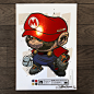 MECHASOUL MARIO v.3 FINE ART PRINT : super mario bros