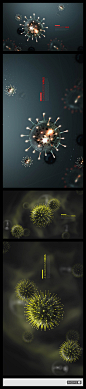 冠状病毒细菌海报背景