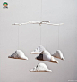 手工DIY创意风铃制作 室内装饰平衡挂件-创意生活,手工制作╭★肉丁网