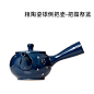 容山堂茗友 粗陶鎏银茶壶侧把壶 大号陶瓷加厚耐热家用泡茶壶单壶-tmall.com天猫