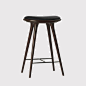 High Stool - Dark stained beechwood - 69 cm [01004h]