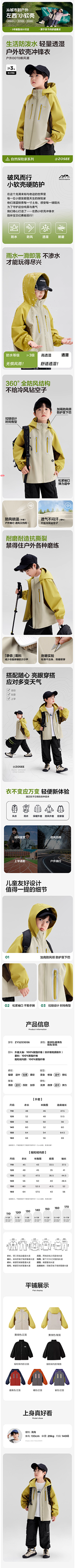 啦啦啦啦冲鸭采集到详情页-童装