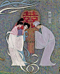 《白蛇传》壁画
作者：权正环、李化吉 (1979) ​