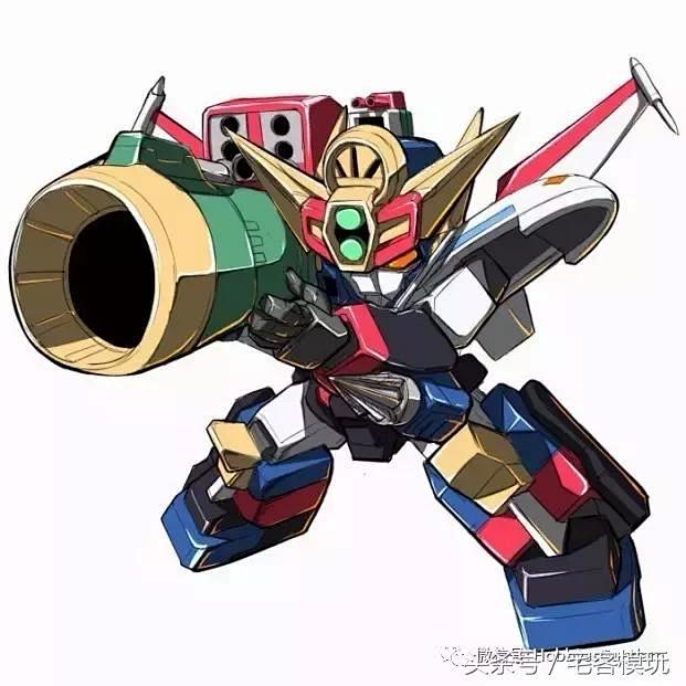 勇者系列q版机械人插画作者モトタロmototaromotto文章转自hobbyss